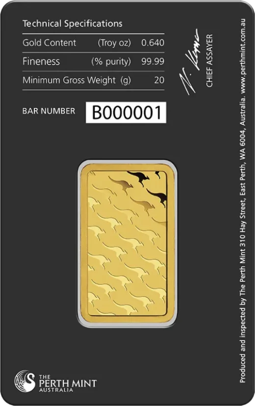 20 g Gold Bar | Perth Mint