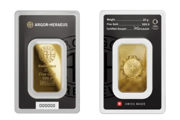 Argor-Heraeus mění design ražených slitků: co se mění a co zůstává stejné