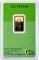 5g Valcambi Green Gold gold bar back side