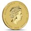 1 Oz Lunar II Year of the Monkey 2016 Gold Coin obverse side with portrait of Queen Elizabeth II 1 Oz Lunar II Year of the Monkey 2016 Gold Coin obverse side with portrait of Queen Elizabeth II