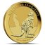 1 Oz Australian Kangaroo 2016 Gold Coin reverse side with kangaroo design 1 Oz Australian Kangaroo 2016 Gold Coin reverse side with kangaroo design