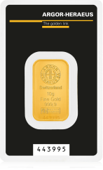 10 g Gold Bar | Argor-Heraeus