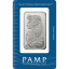 1 Oz PAMP Fortuna Silberbarren Vorderseite mit Motiv der römischen Göttin Fortuna