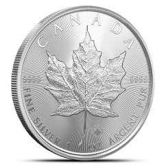 1 Oz Maple Leaf 2026 investiční stříbrná mince zadní strana 