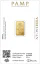 2.5g PAMP Fortuna Gold Bar Reverse Side in original CertiPAMP® packaging with Certificate of Authenticity