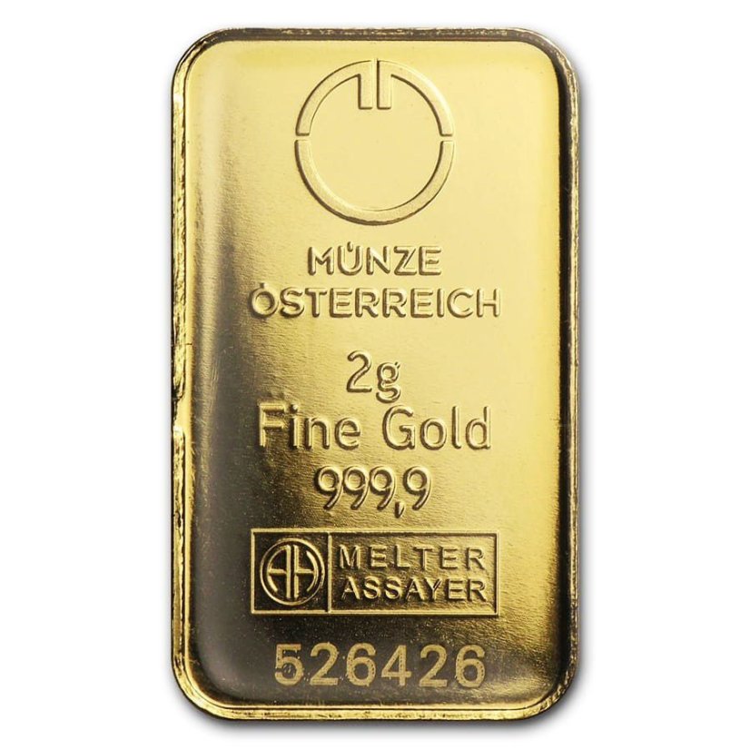 2 g Goldbarren | Münze Österreich