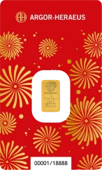 1g Argor-Heraeus Year of the Horse 2026 Gold Bar Front Side in original protective packaging with Certificate of Authenticity 1g Argor-Heraeus Year of the Horse 2026 Gold Bar Front Side in original protective packaging with Certificate of Authenticity