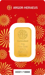 10 g investiční zlatý slitek | Argor Heraeus | Rok Koně