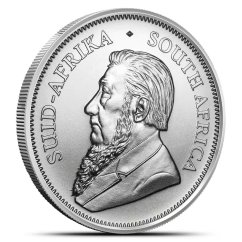 1 Oz Krugerrand 2026 investiční stříbrná mince přední strana 