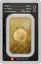 100g Argor-Heraeus Gold Bar reverse side with certificate of authenticity