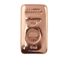 5 Oz investiční měděný ingot | Geiger Edelmetalle