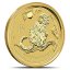1 Oz Lunar II Year of the Monkey 2016 Gold Coin reverse side with lunar monkey design 1 Oz Lunar II Year of the Monkey 2016 Gold Coin reverse side with lunar monkey design
