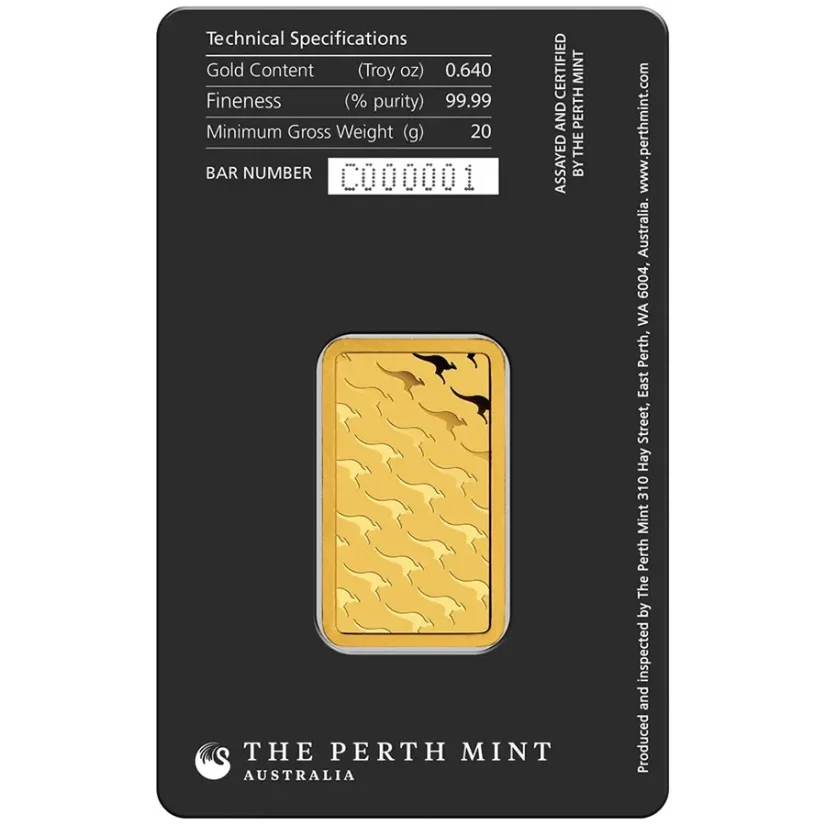 20 g Gold Bar | Perth Mint