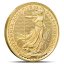 1/2 Oz Britannia 2026 Goldmünze Rückseite mit Britannia-Motiv und Sicherheitsmerkmalen