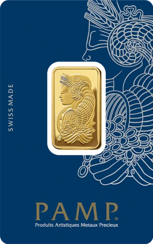 1/2 Oz Goldbarren | PAMP Fortuna
