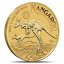 1/10 Oz Australian Kangaroo 2026 Goldmünze Rückseite mit Känguru-Motiv