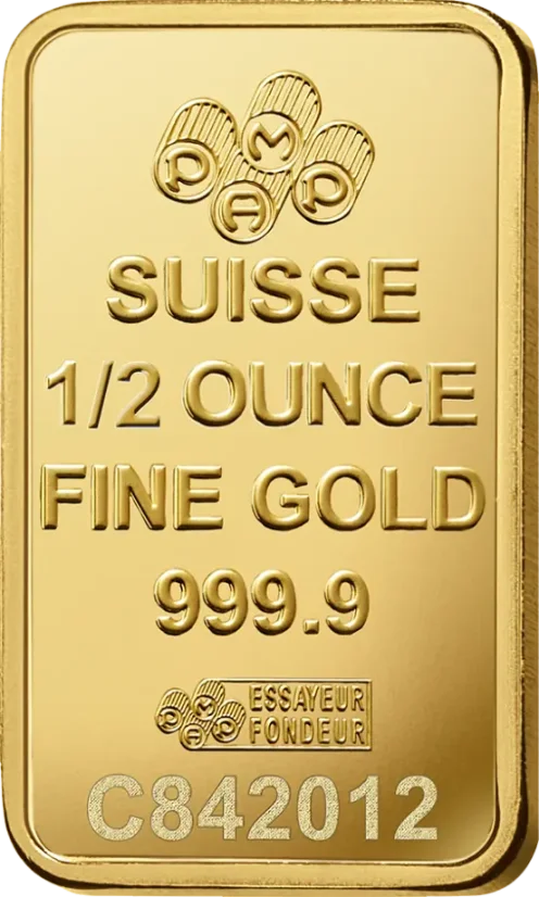 1/2 Oz Goldbarren | PAMP Fortuna
