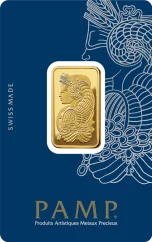 1/2 Oz Investment Gold Bar | Pamp Fortuna