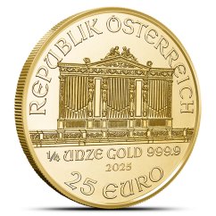 1/4 Oz Wiener Philharmoniker | 2025 | Goldanlagemünze