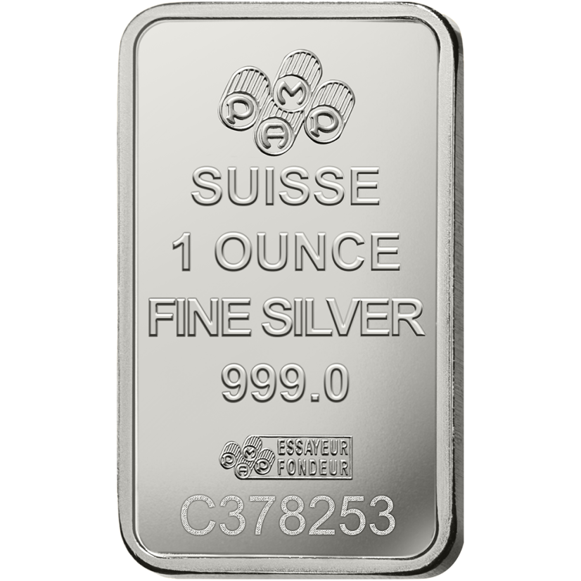 1 Oz Silver Investment Bar | Pamp Fortuna
