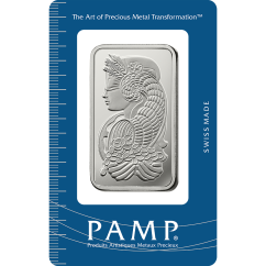 1 Oz Silver Investment Bar | Pamp Fortuna