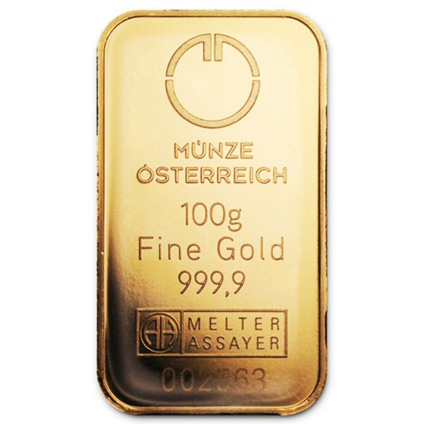 100 g Goldbarren | Münze Österreich