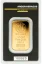 1 Oz Argor-Heraeus Gold Bar (31.1g) front side in original protective blister packaging with Certificate of Authenticity