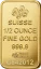 1/2 Oz Goldbarren | PAMP Fortuna