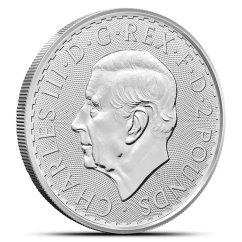 1 Oz Britannia 2026 investiční stříbrná mince přední strana 