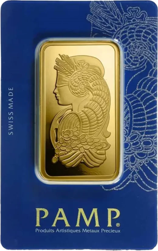 100 g Gold Bar | Pamp Fortuna
