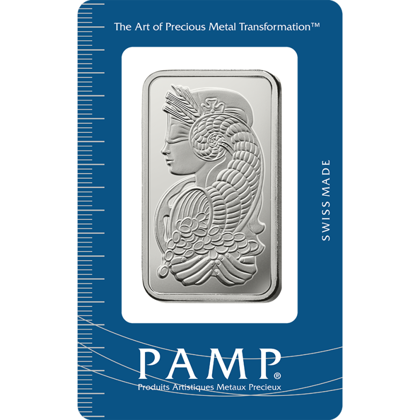 1 Oz Silver Investment Bar | Pamp Fortuna