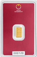 1 g Goldbarren | Münze Österreich