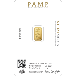 1 g Gold Bar | Pamp Fortuna