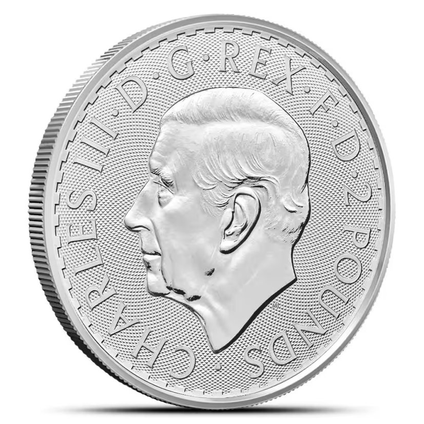 1 Oz Britannia 2026 investiční stříbrná mince přední strana 