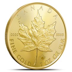 1 Oz Maple Leaf 2026 investiční zlatá mince zadní strana
