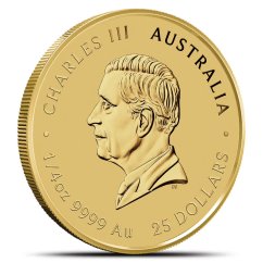 1/4 Oz Australian Lunar III Jahr der Ziege 2027 Goldmünze