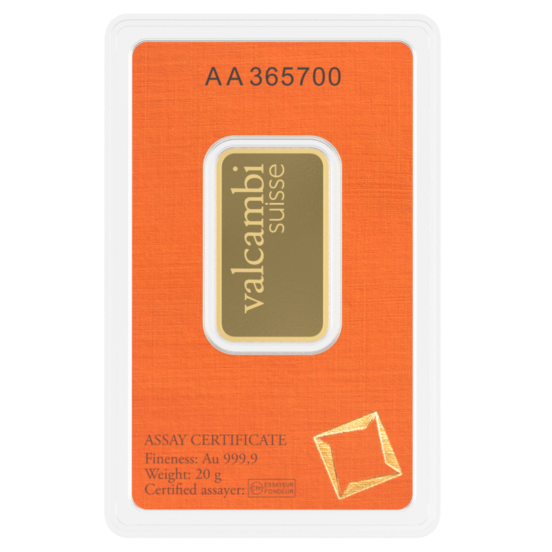 20 g Goldbarren | Valcambi