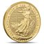 1 Oz Britannia 2026 Gold Coin reverse side with Britannia design and security features 1 Oz Britannia 2026 Gold Coin reverse side with Britannia design and security features