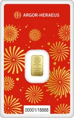 1 g Gold Bar | Argor-Heraeus | Year of the Snake
