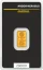2g Argor-Heraeus Kinebar® Goldbarren Vorderseite mit Raffinerielogo, Gewicht und Reinheit 999,9/1000 Au
