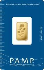 5 g Gold investment bar | Pamp Rose