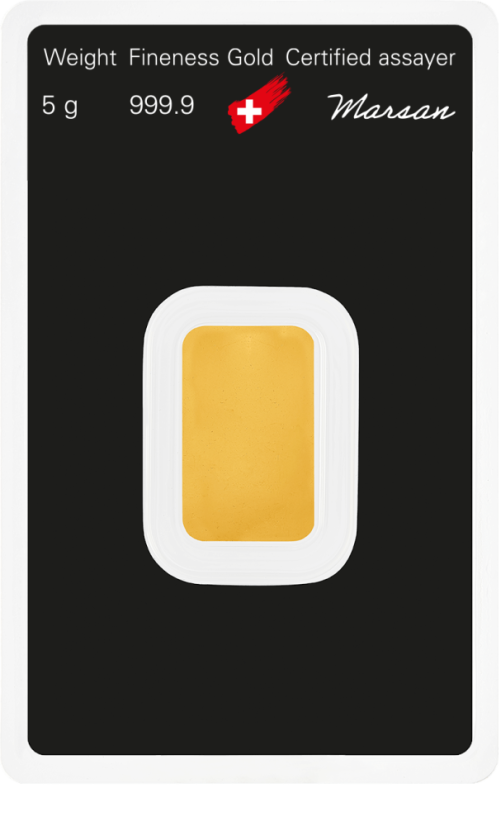 5 g Goldbarren | Argor-Heraeus