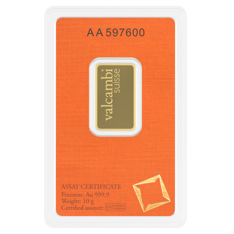 10 g Gold Bar  | Valcambi